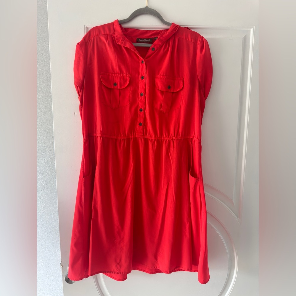 Speed Control Vibrant Red Dress